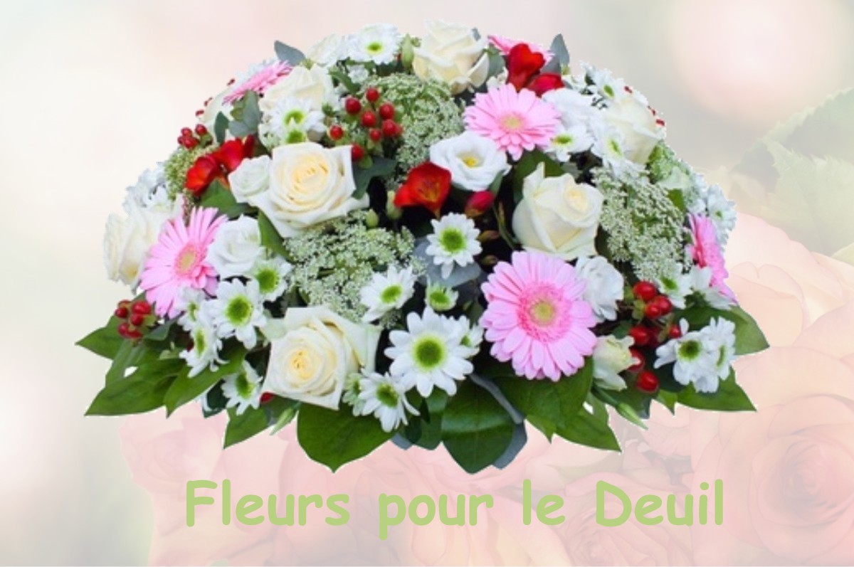 fleurs deuil LARCAN